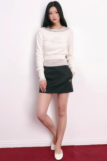Merino Wool Shimmer Sweater
