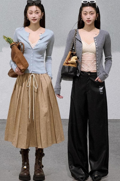 Mulberry Silk Slim Knit Cardigan