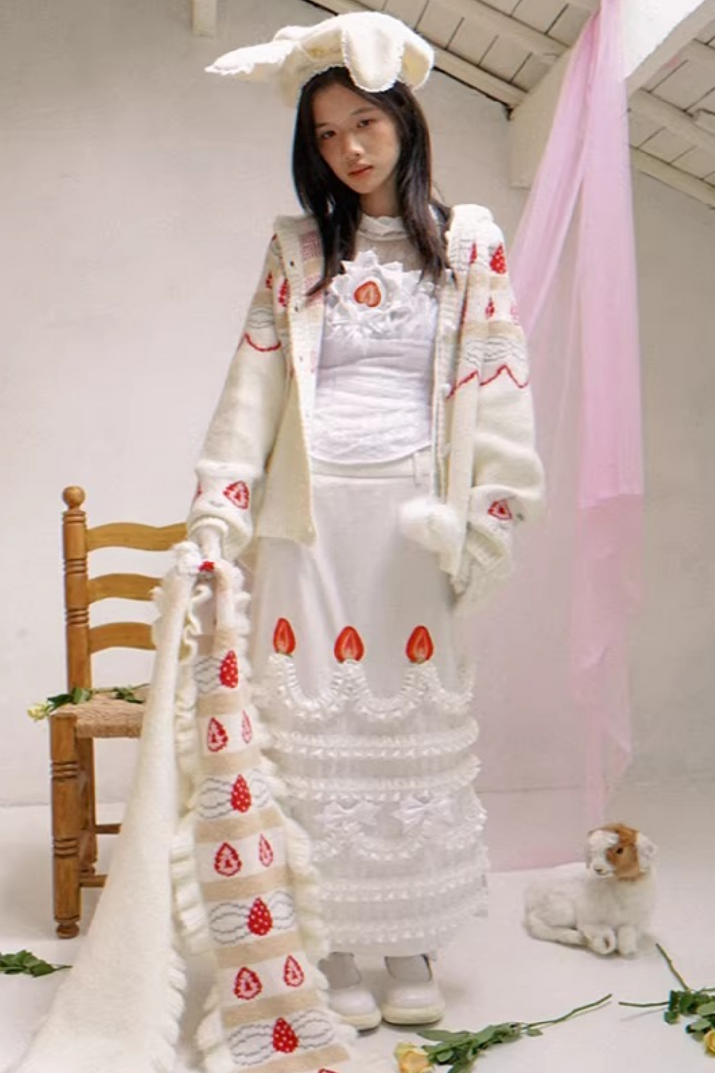 Polka Dot Strawberry Camisole Top