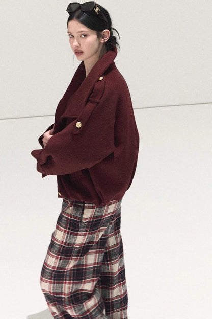 Pure Cotton Plaid Winter Pants