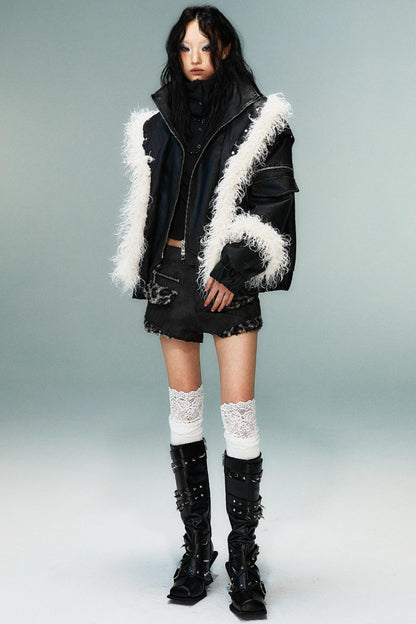 Autumn Vintage Punk Short Coat