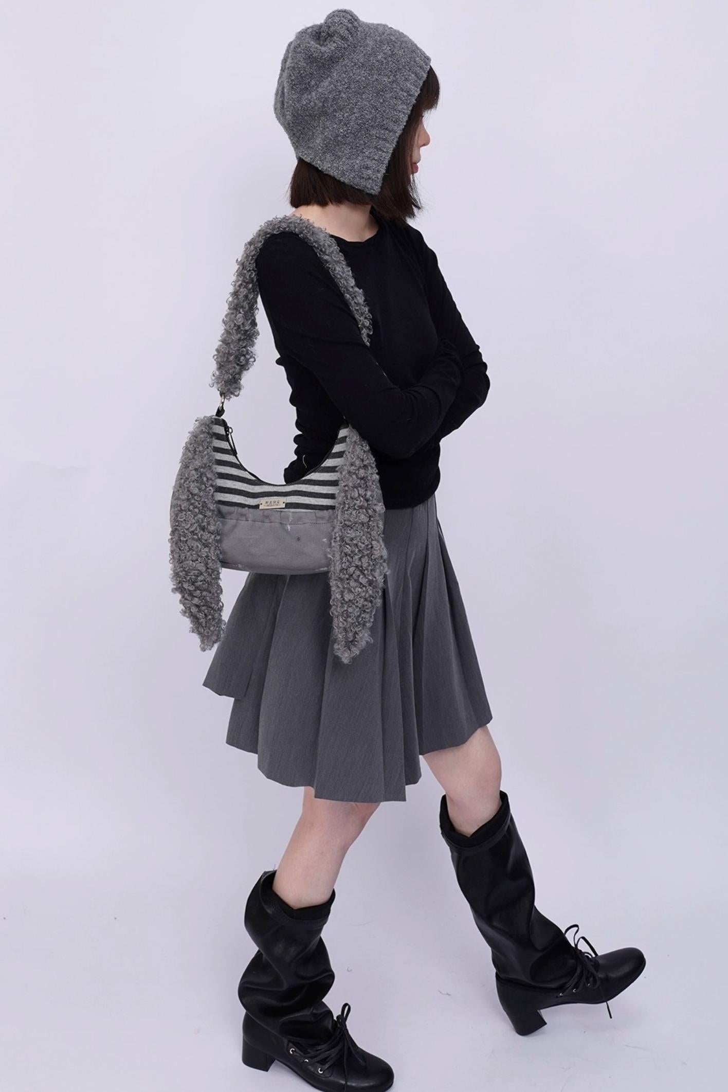 Rabbit Plush Crossbody Bag