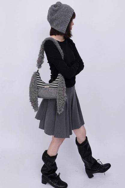 Rabbit Plush Crossbody Bag