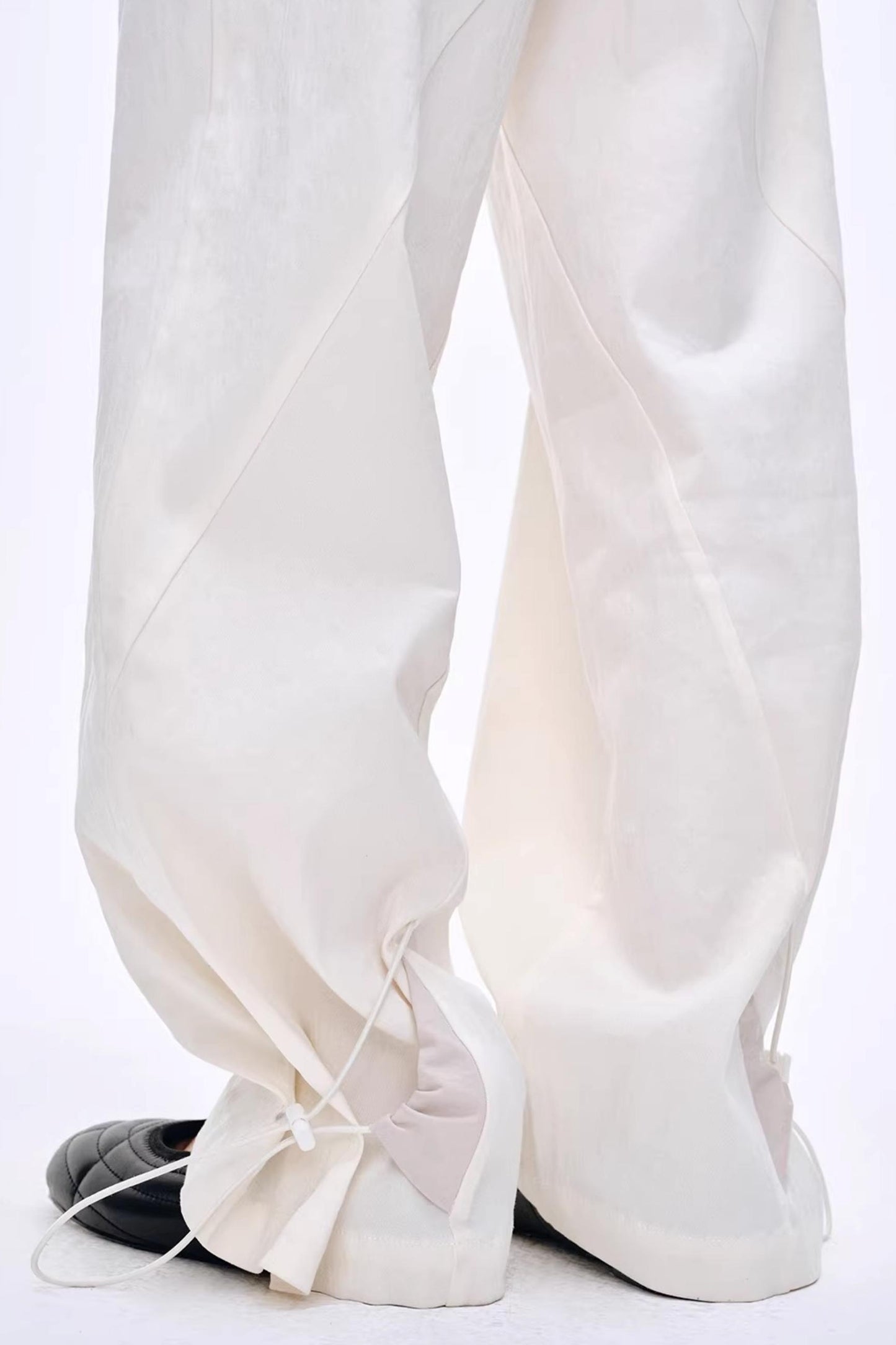 Lyocell Color-Block Pants
