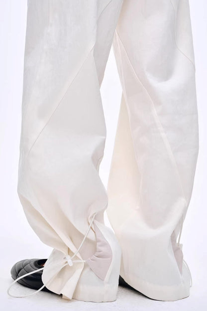 Lyocell Color-Block Pants