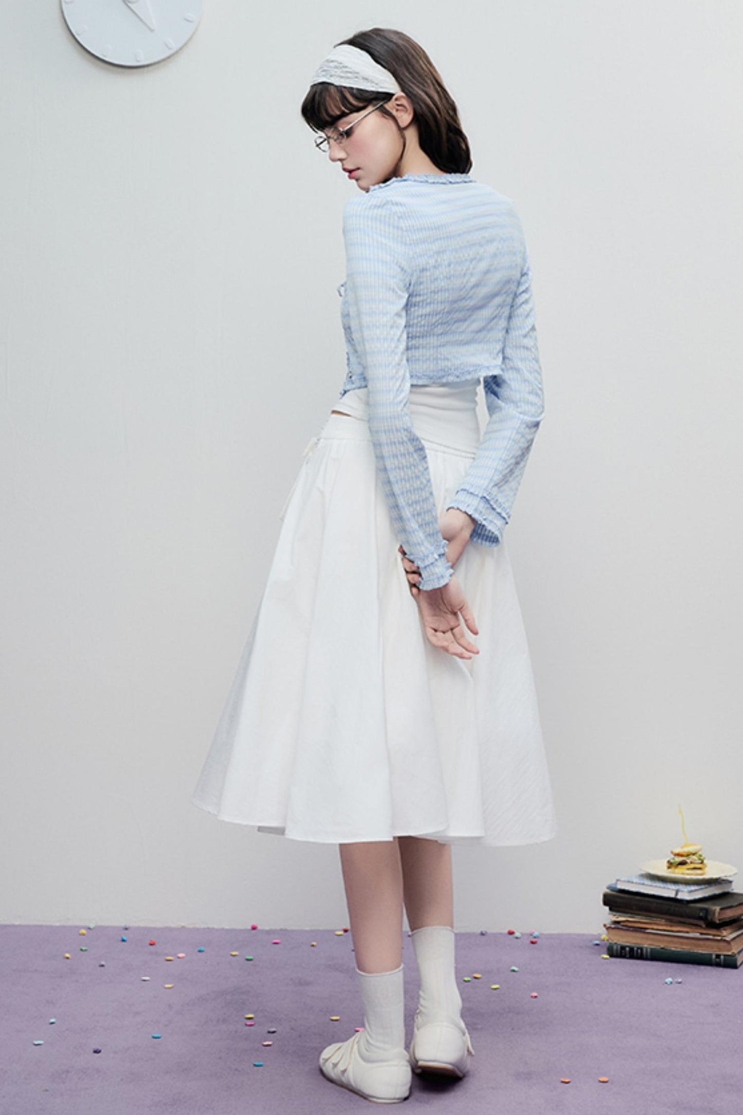 Lace Drawstring Cardigan