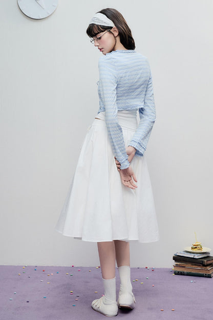 Lace Drawstring Cardigan