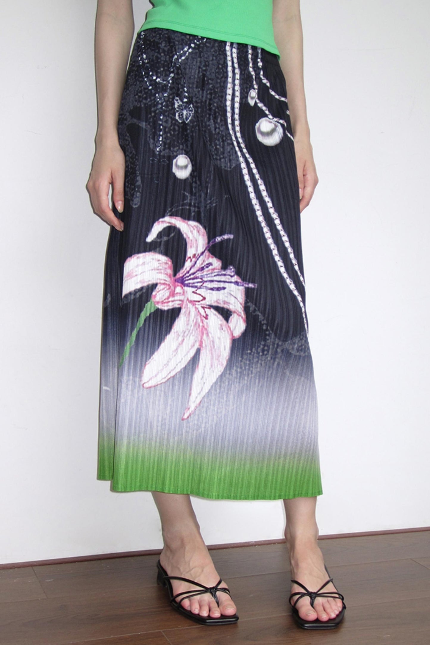 Flora Hemp Pleated Skirt Set-Up