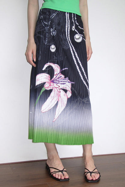 Flora Hemp Pleated Skirt Set-Up