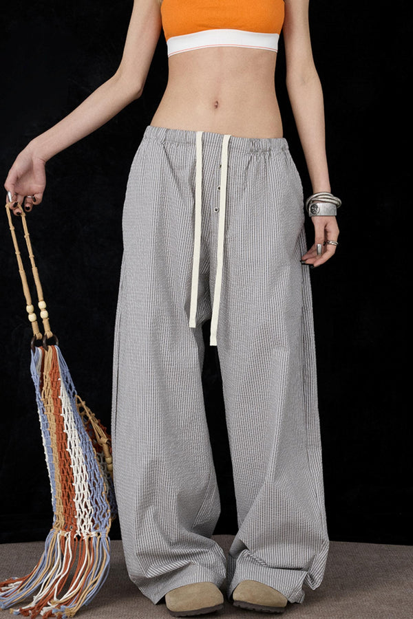 Gray Wide Leg Pants