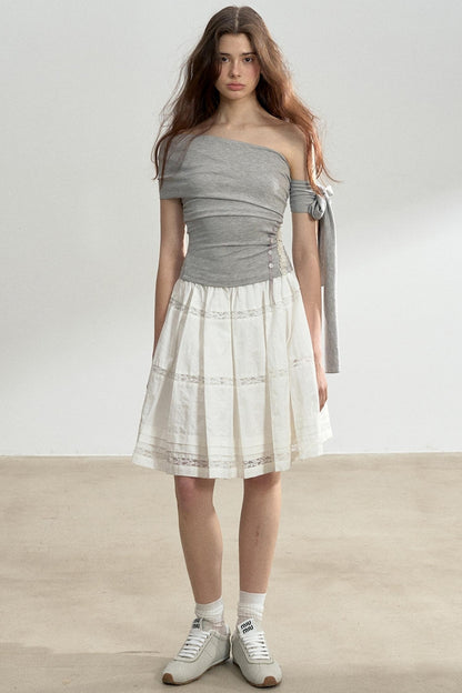 Vibes One-Shoulder T-Shirt