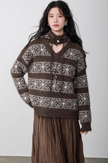 Fair Isle Latte Sweater
