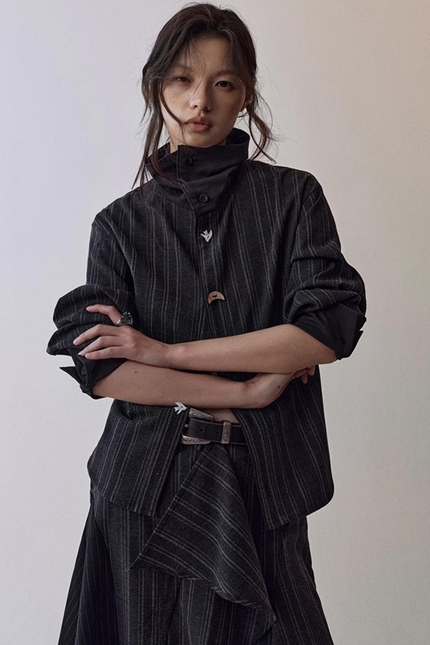 Deconstructed Skirt With Shirt Set-Up