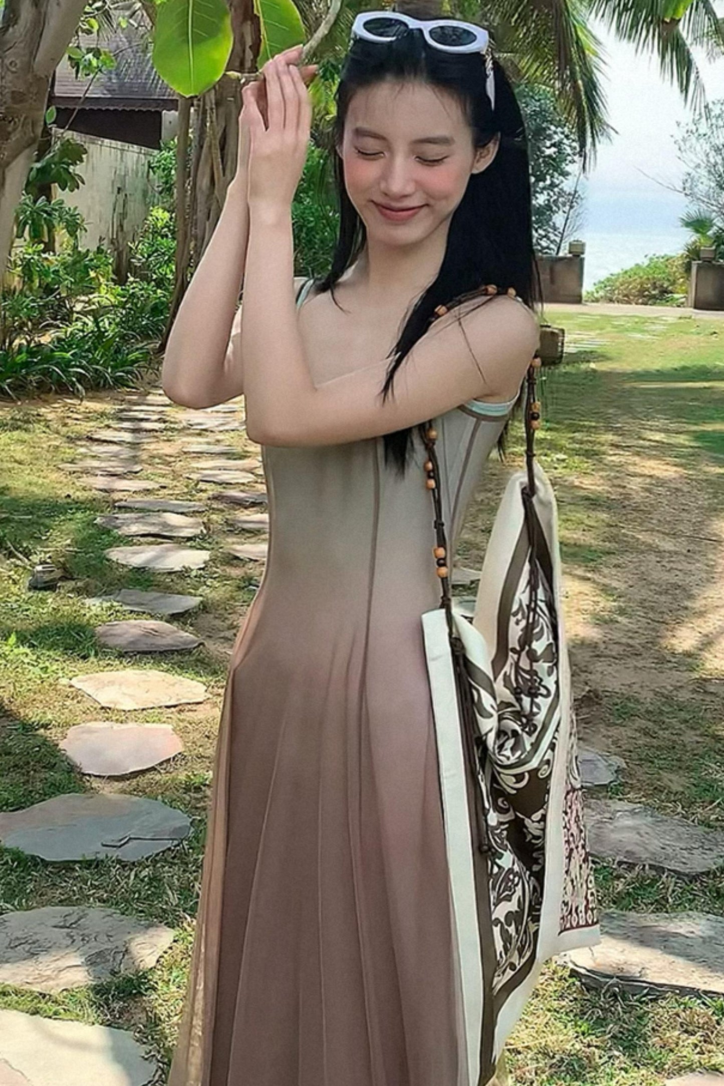 Spring Breeze Gradient Dress