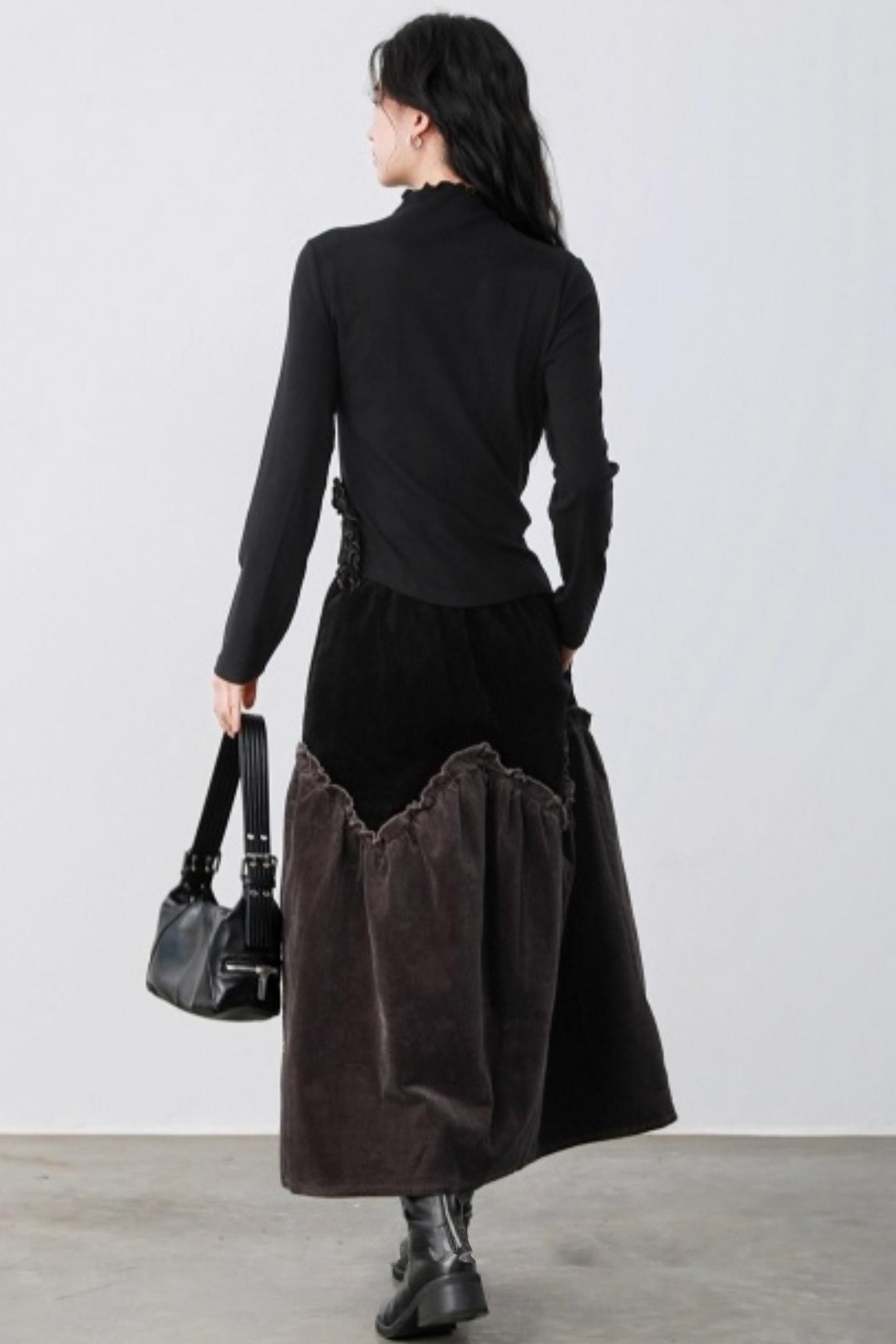 Dark Night Ruffle Top