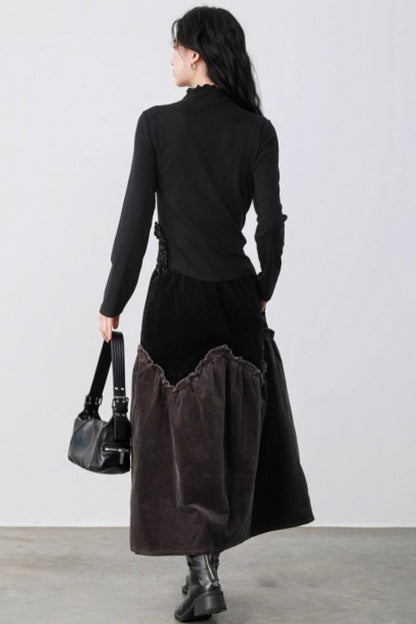 Dark Night Ruffle Top