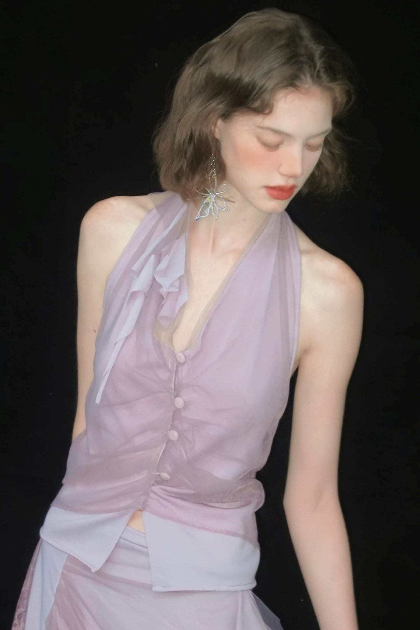 Mist Purple Halter Top