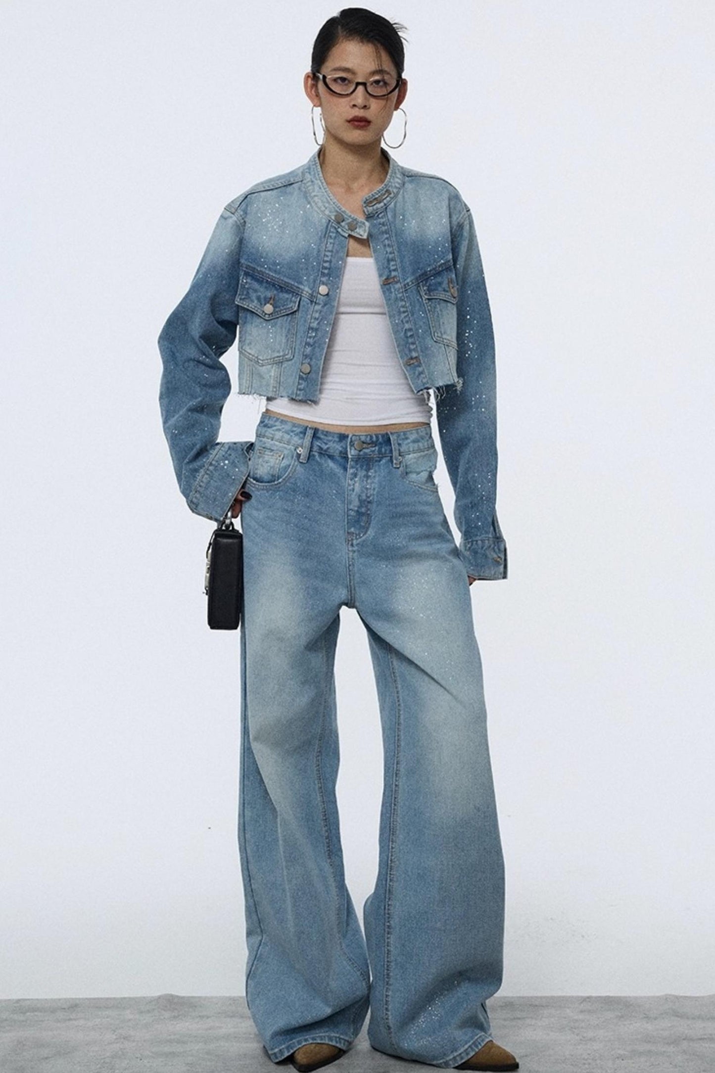 Blue Winter Denim Jacket