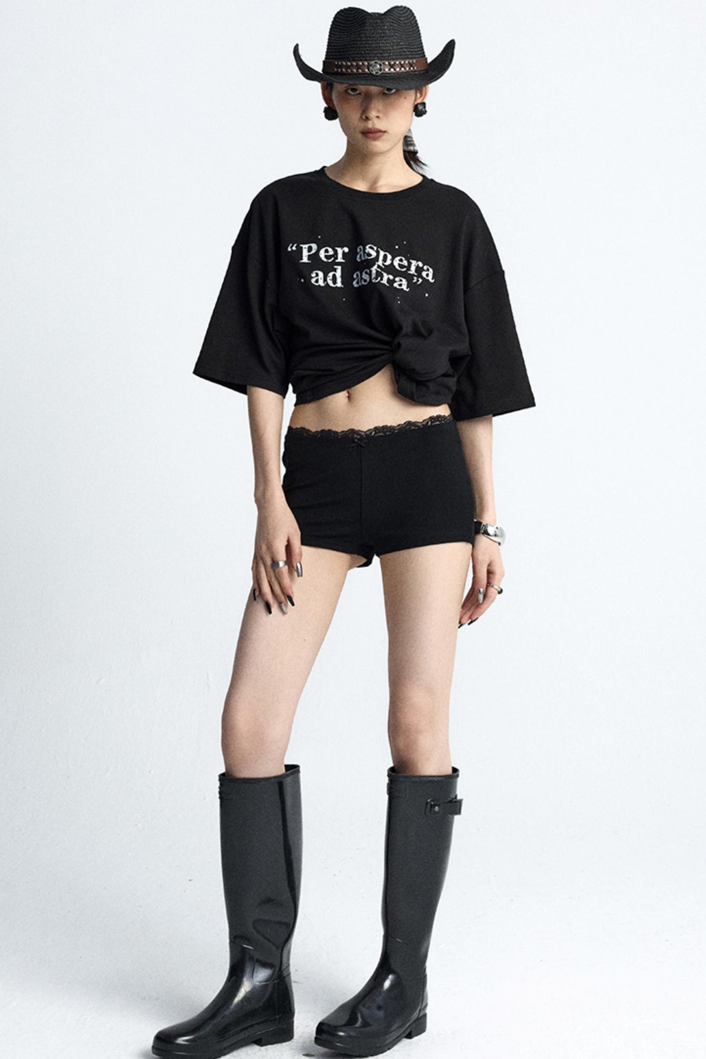 Mottled Chic Slouchy Tee