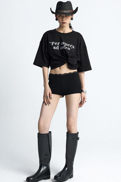 Mottled Chic Slouchy Tee