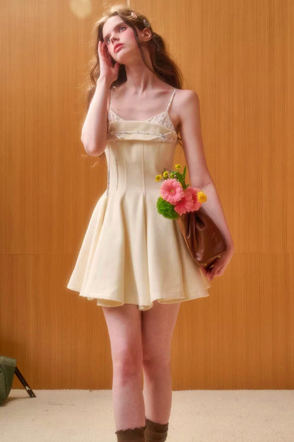 Milky Way Wool Camisole Dress