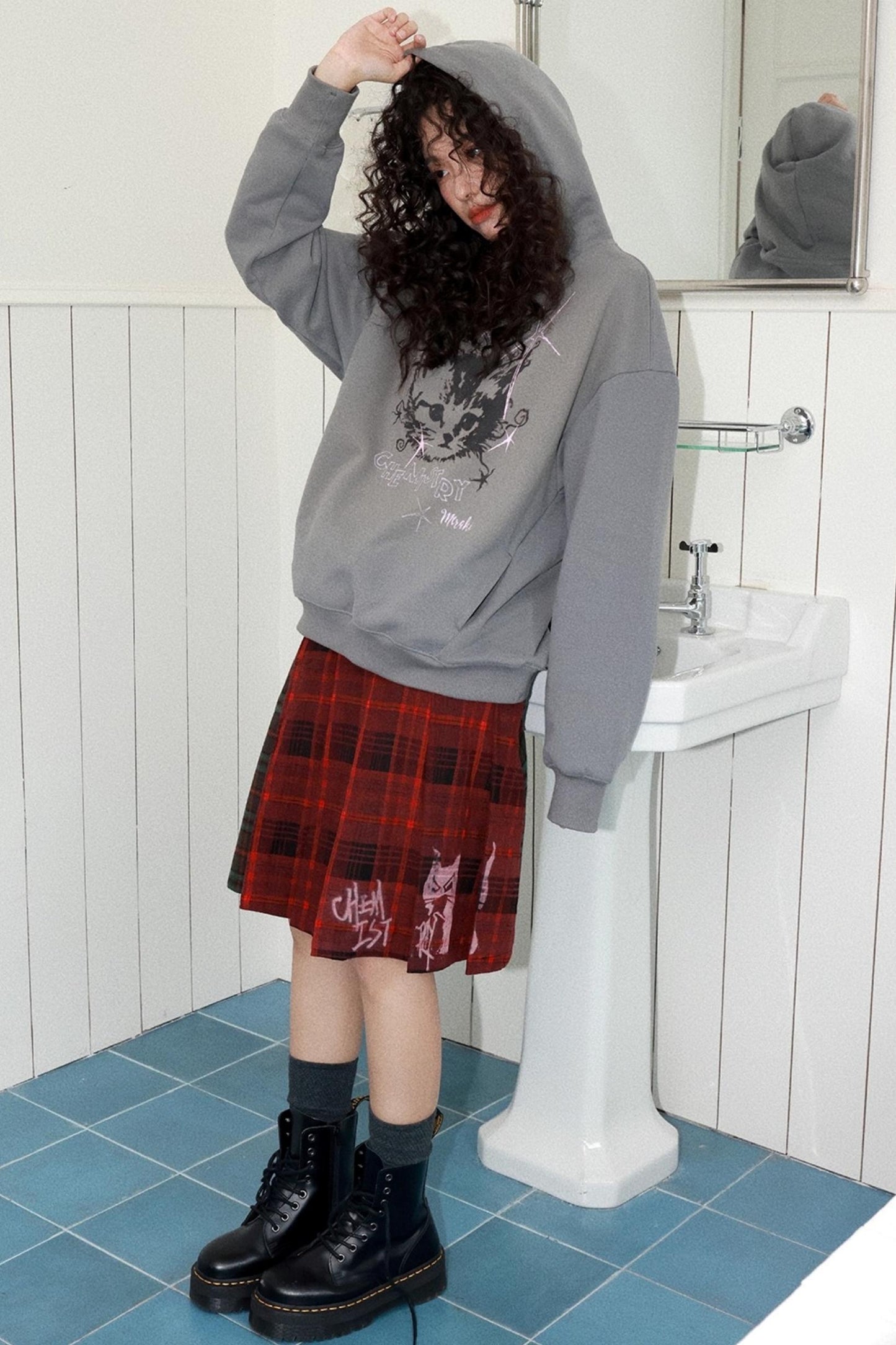 Starburst Rebel Cat Hoodie Jacket