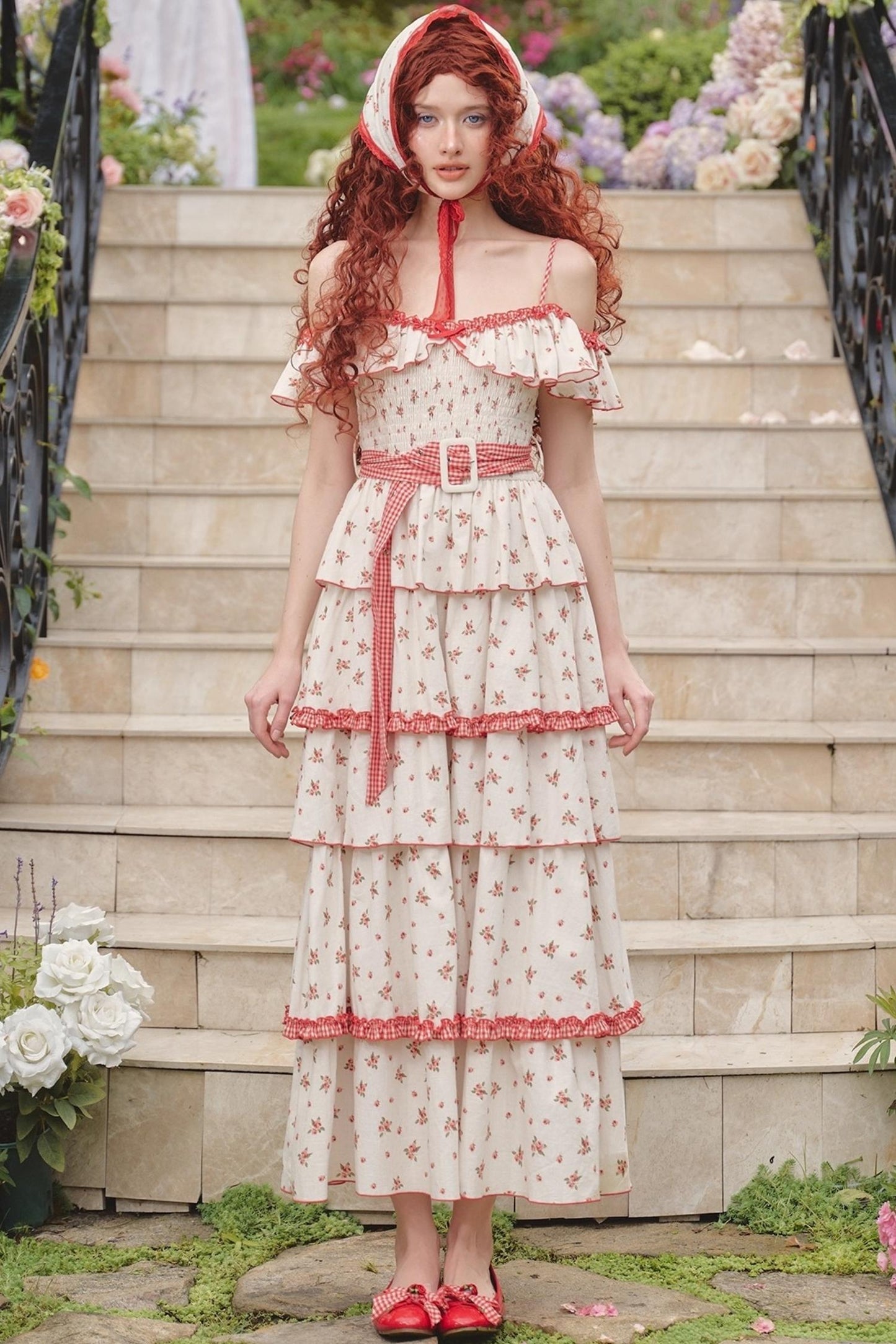 Summer Floral Tower Dress