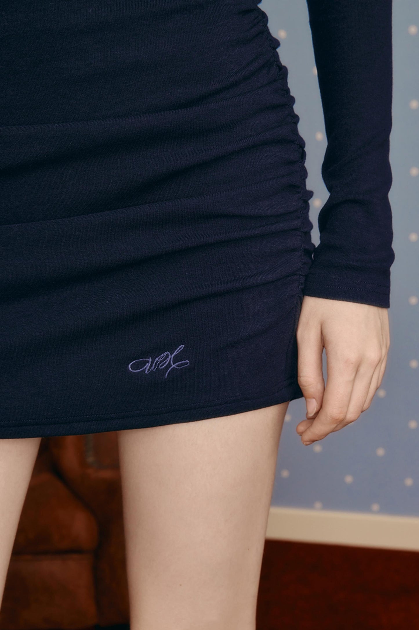 Winter Contrast Slim Dress