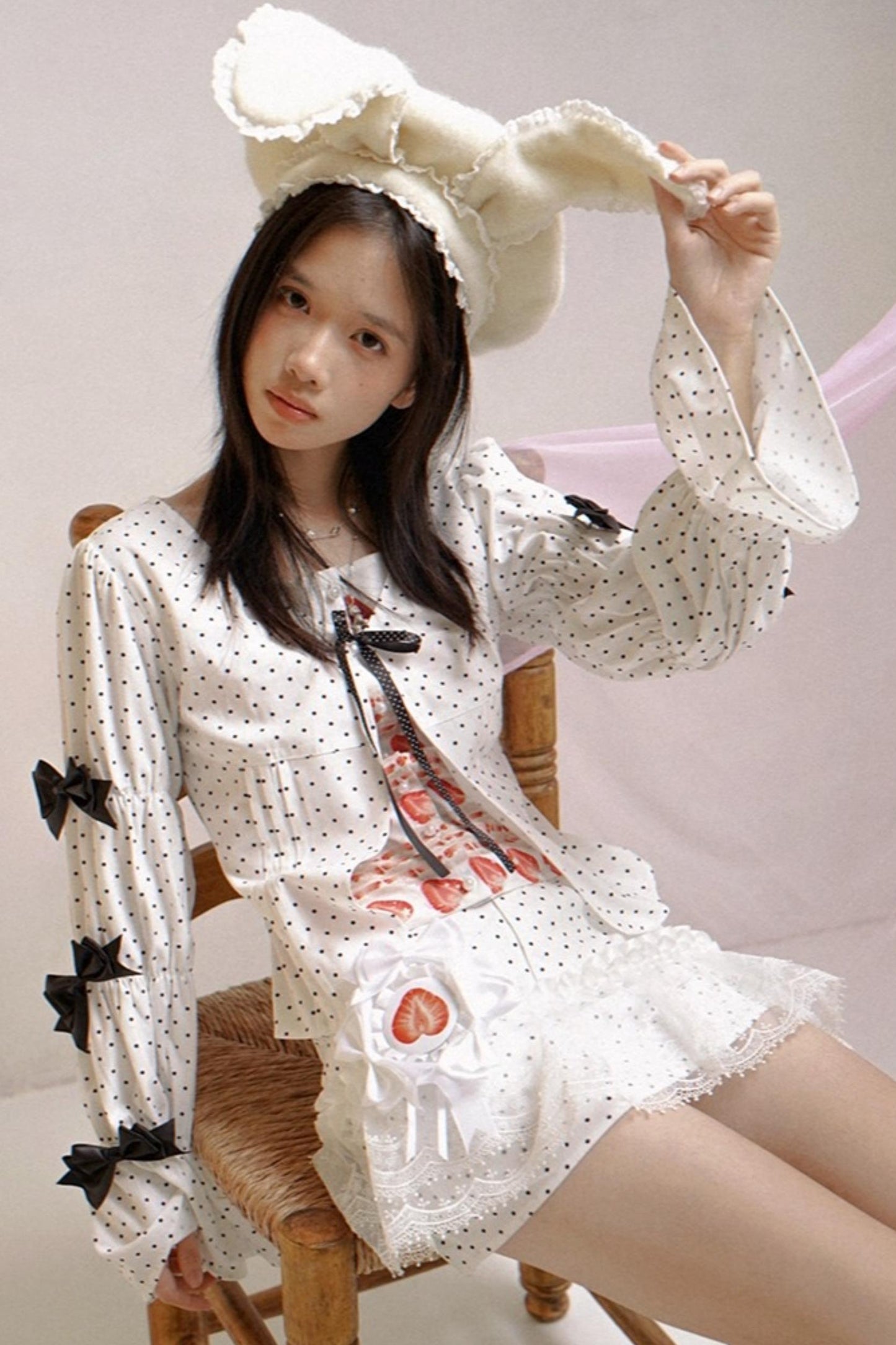 Institute Happy Birthday Lace Beret