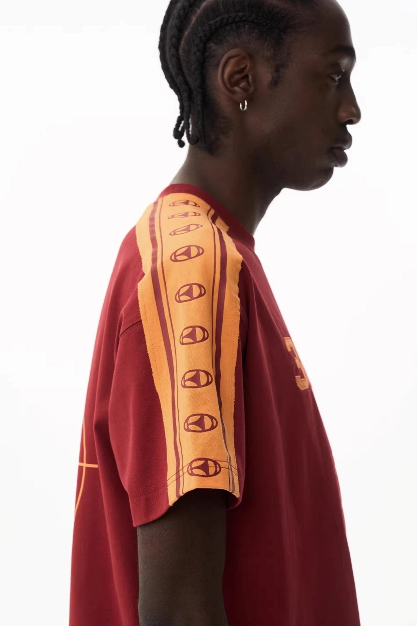 Retro Contrasting Sports Top