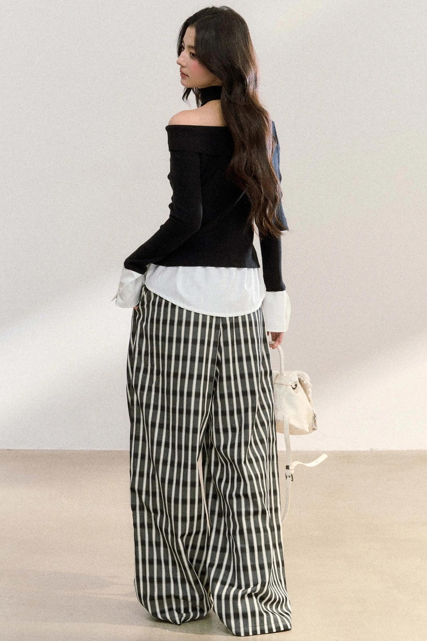 Patchwork Knitwear Sweater