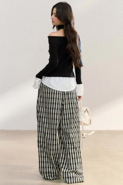 Patchwork Knitwear Sweater