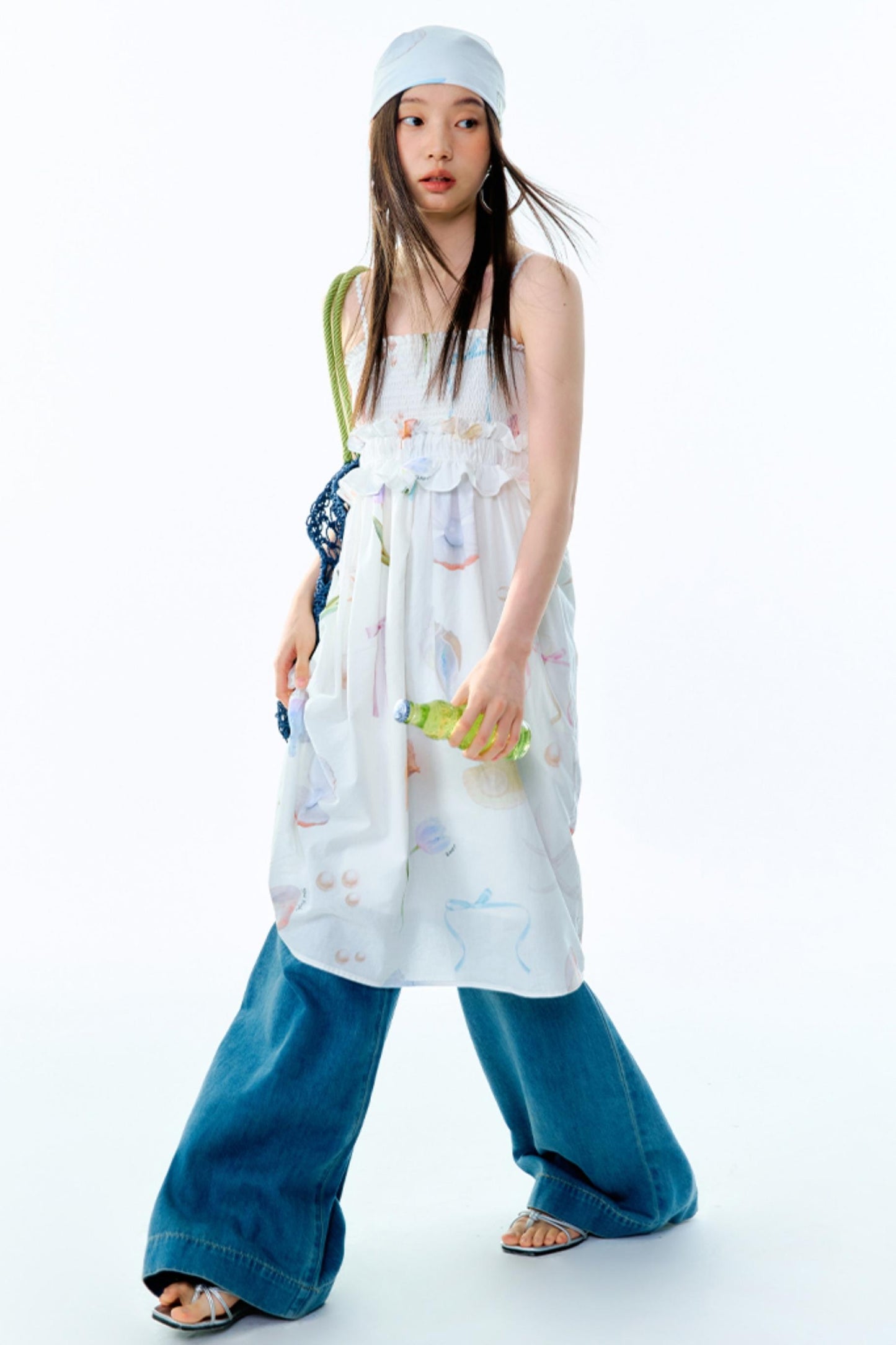 Chic Sea Bustier Skirt