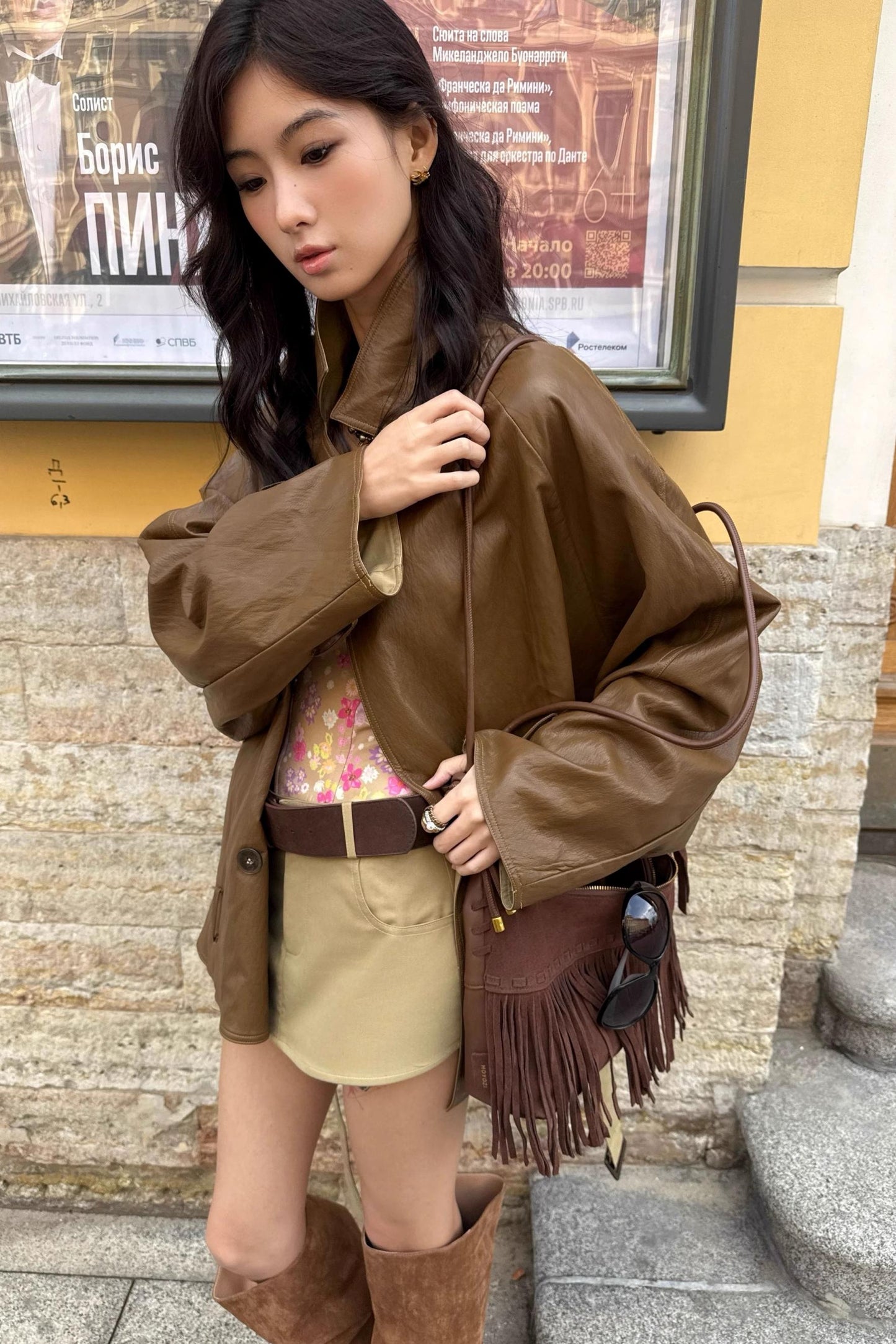 Vintage Lily Silhouette Reversible Trench Coat Set-Up