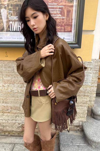 Vintage Lily Silhouette Reversible Trench Coat Set-Up