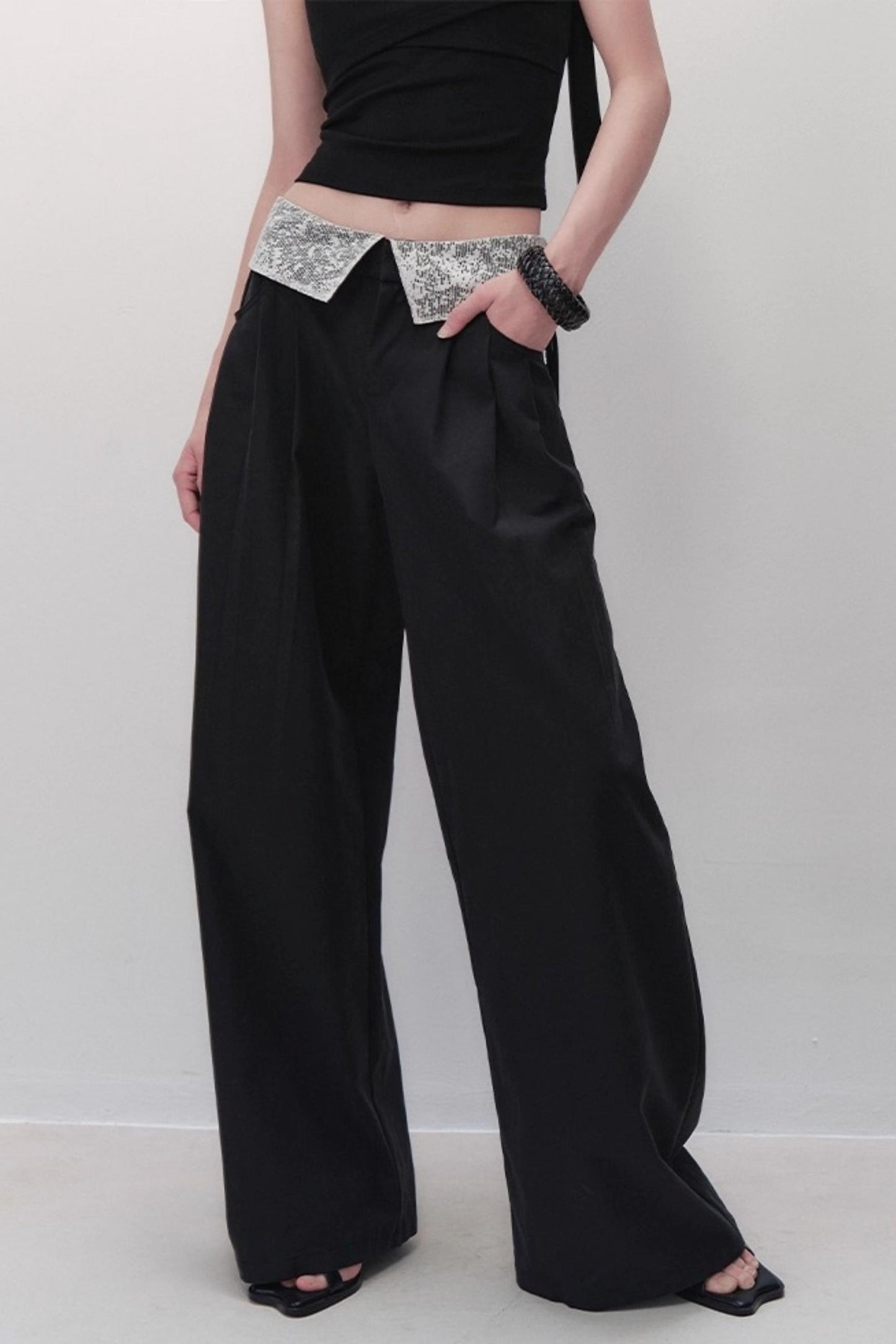 Dream Lace Wide-Leg Pants