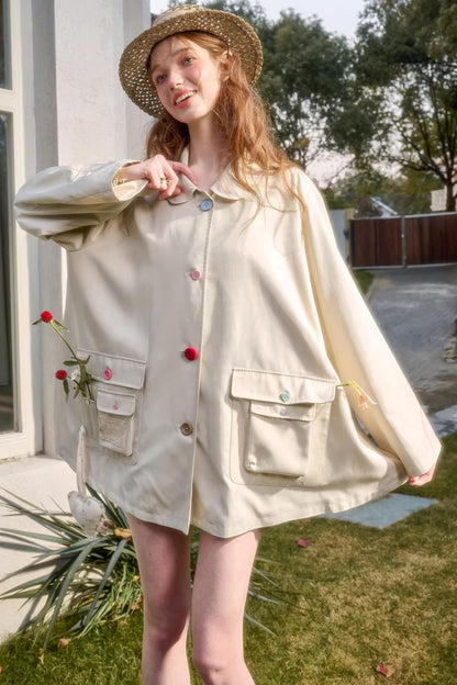 Button Collector Trench Coat