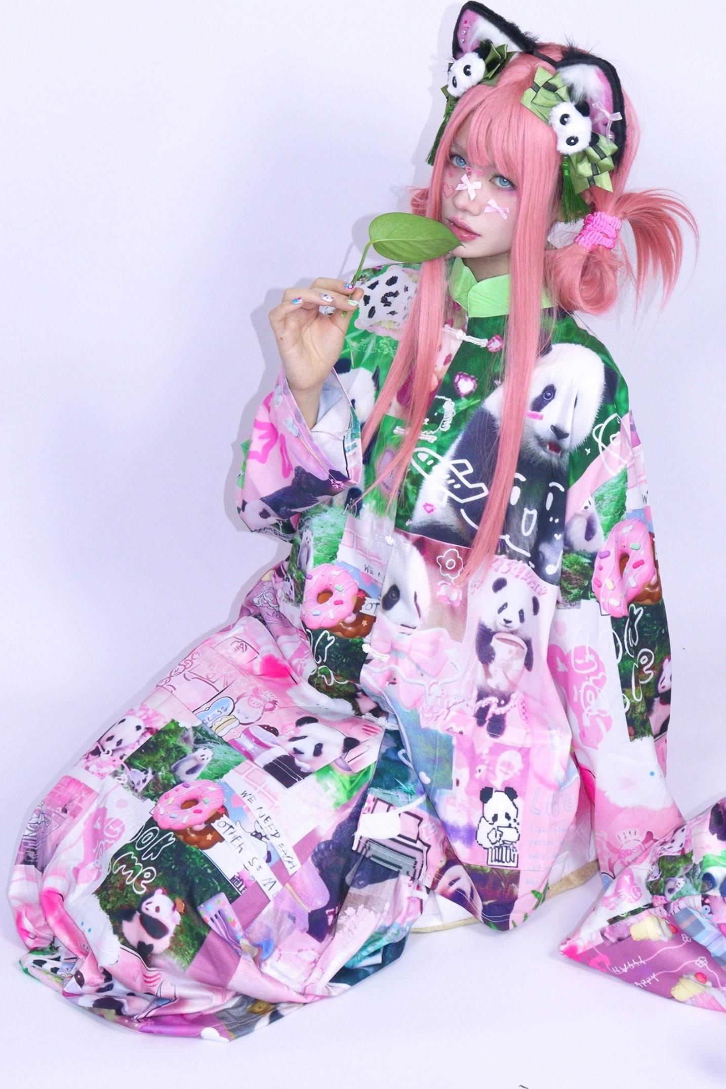 Panda Cartoon Long Skirt