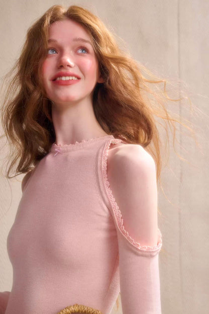 Baby Skin Crochet Knit Dress