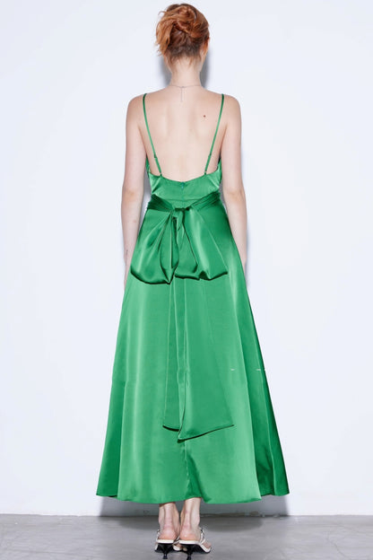 Green Vintage Resort Dress