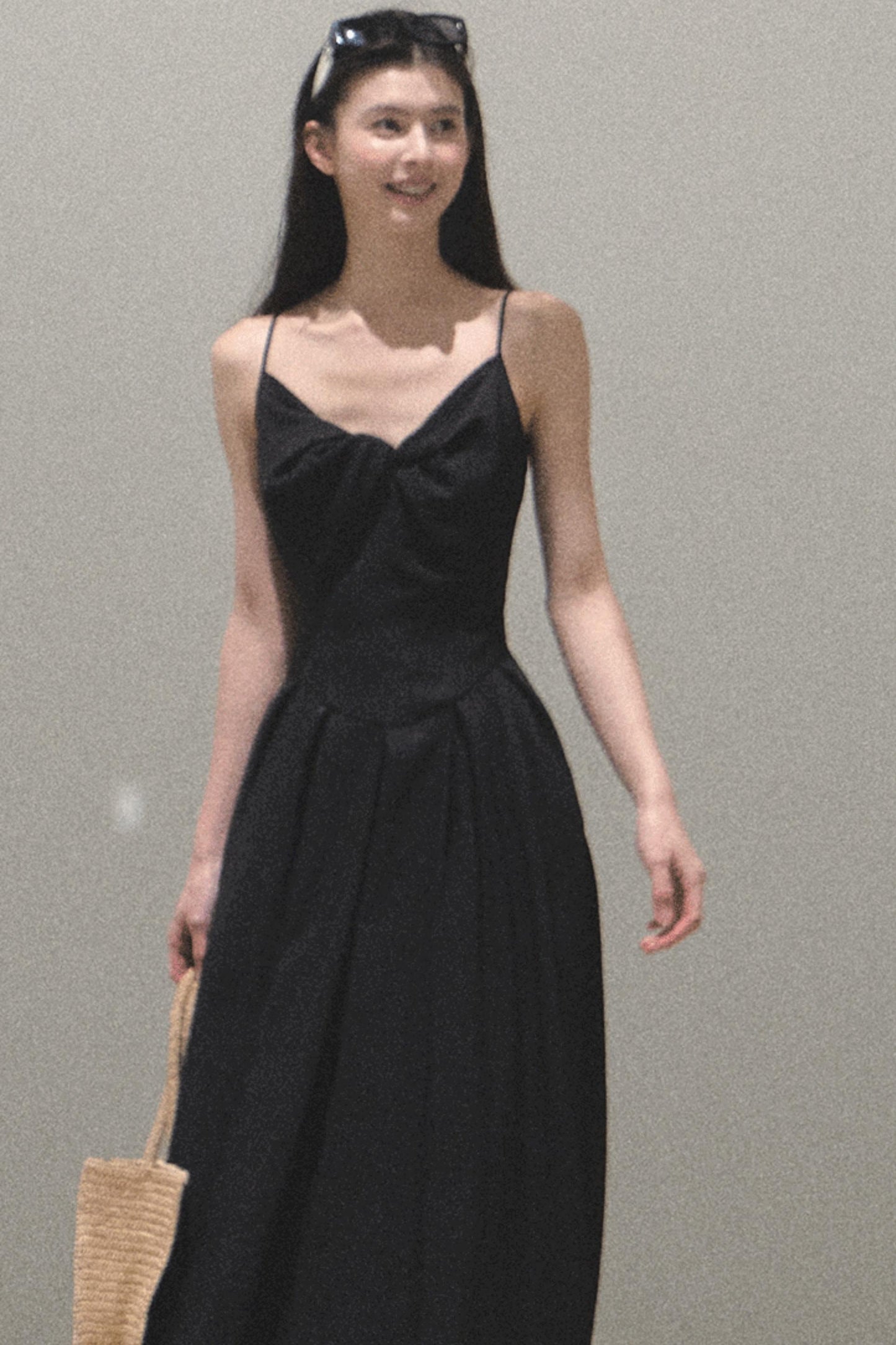 Vintage Ice Linen Camisole Dress