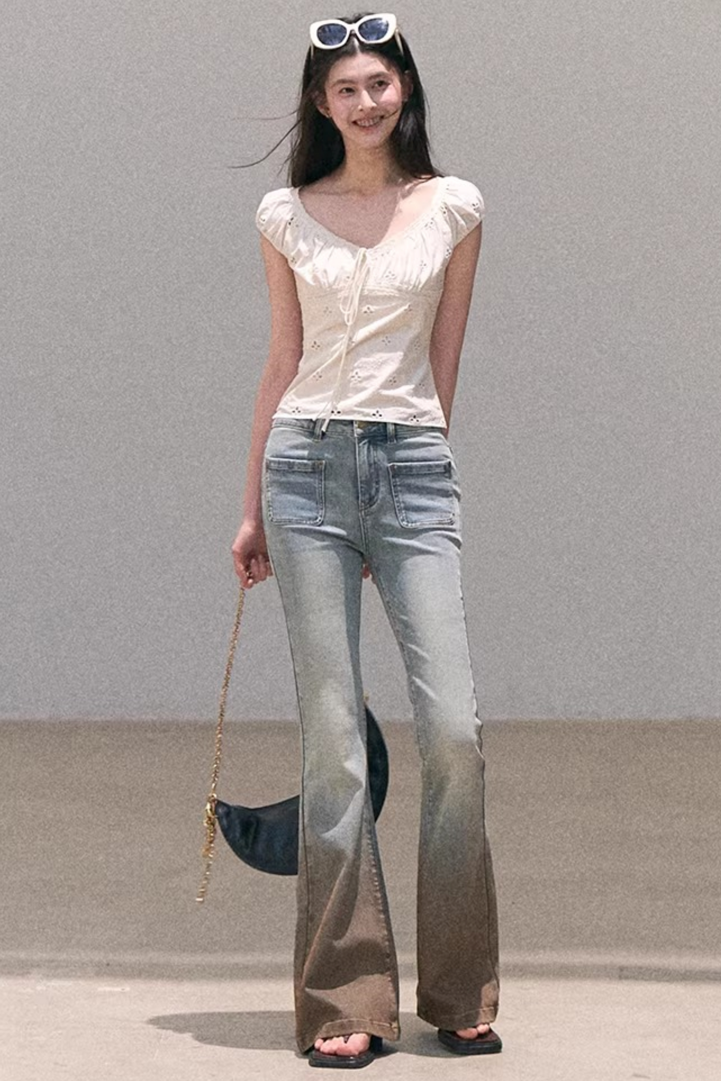 Embroidered Cotton Lace Top