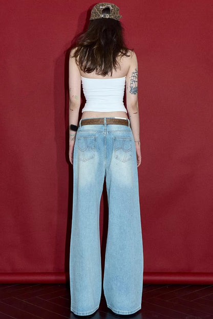 Starry Sky Gemstone Jeans