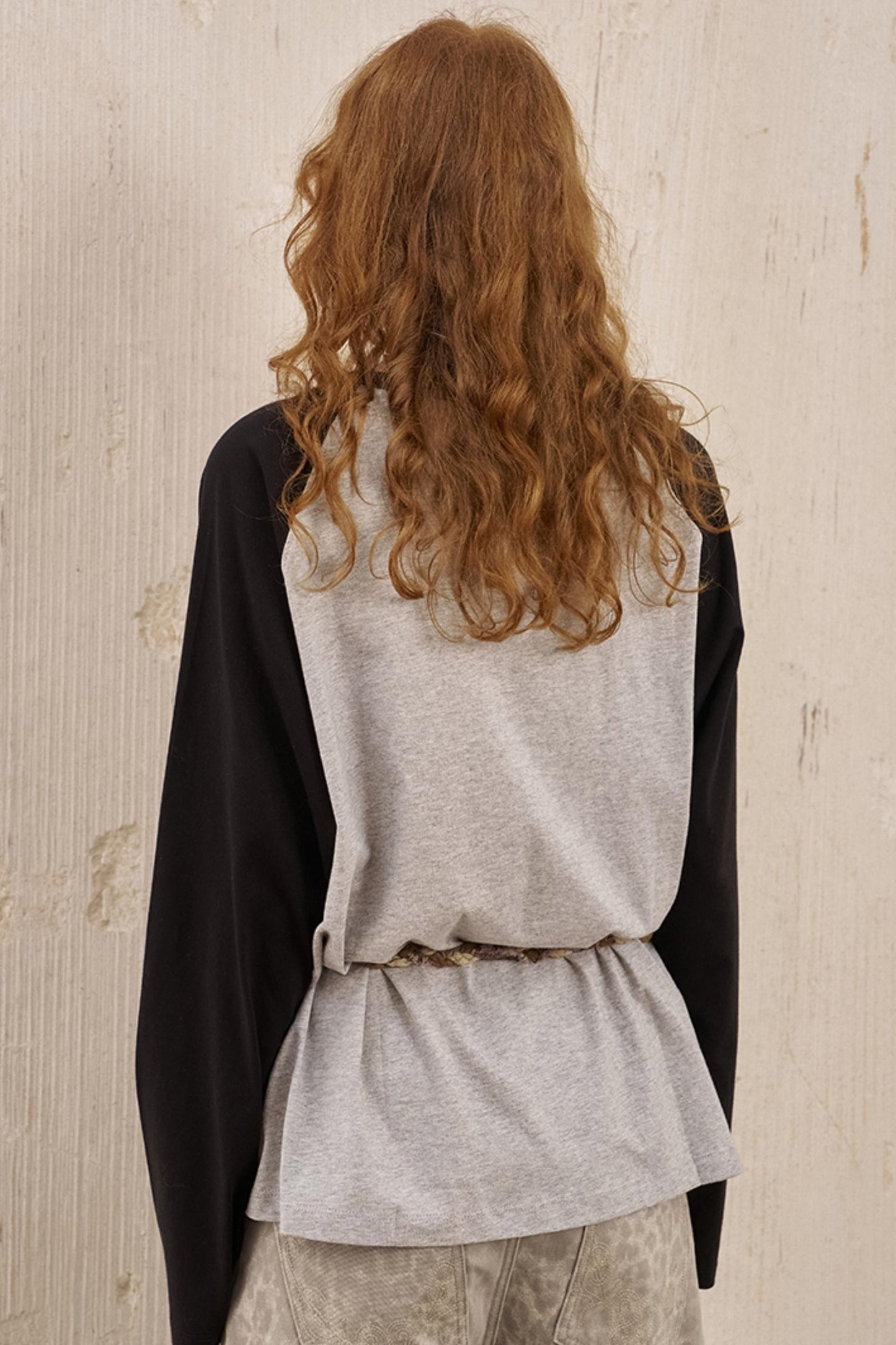 Loose Crew Neck Long Sleeve Top