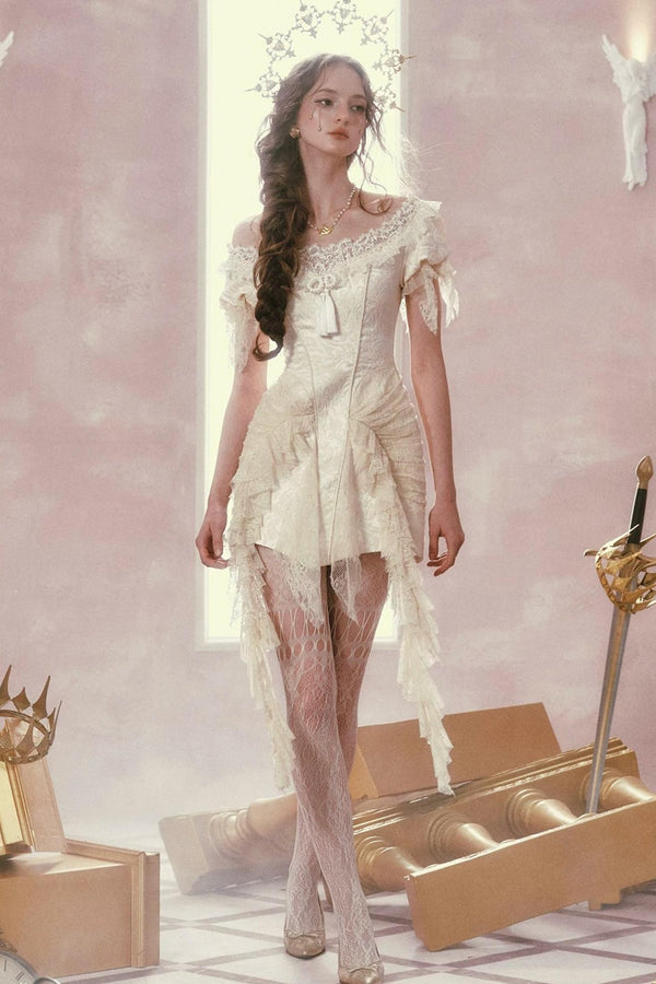 French Boned Lace Dress