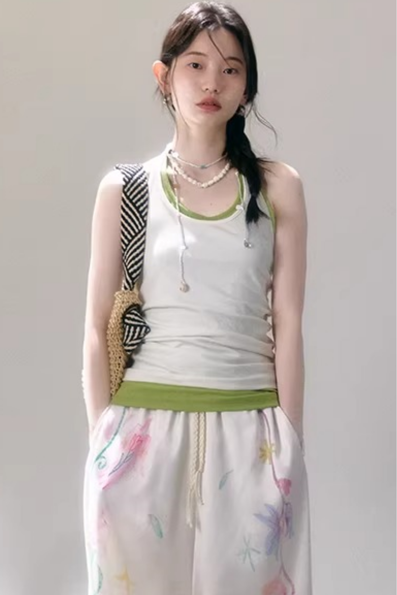 Layered U-Neck Camisole Top