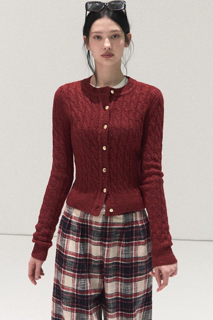 Pure Cotton Plaid Winter Pants