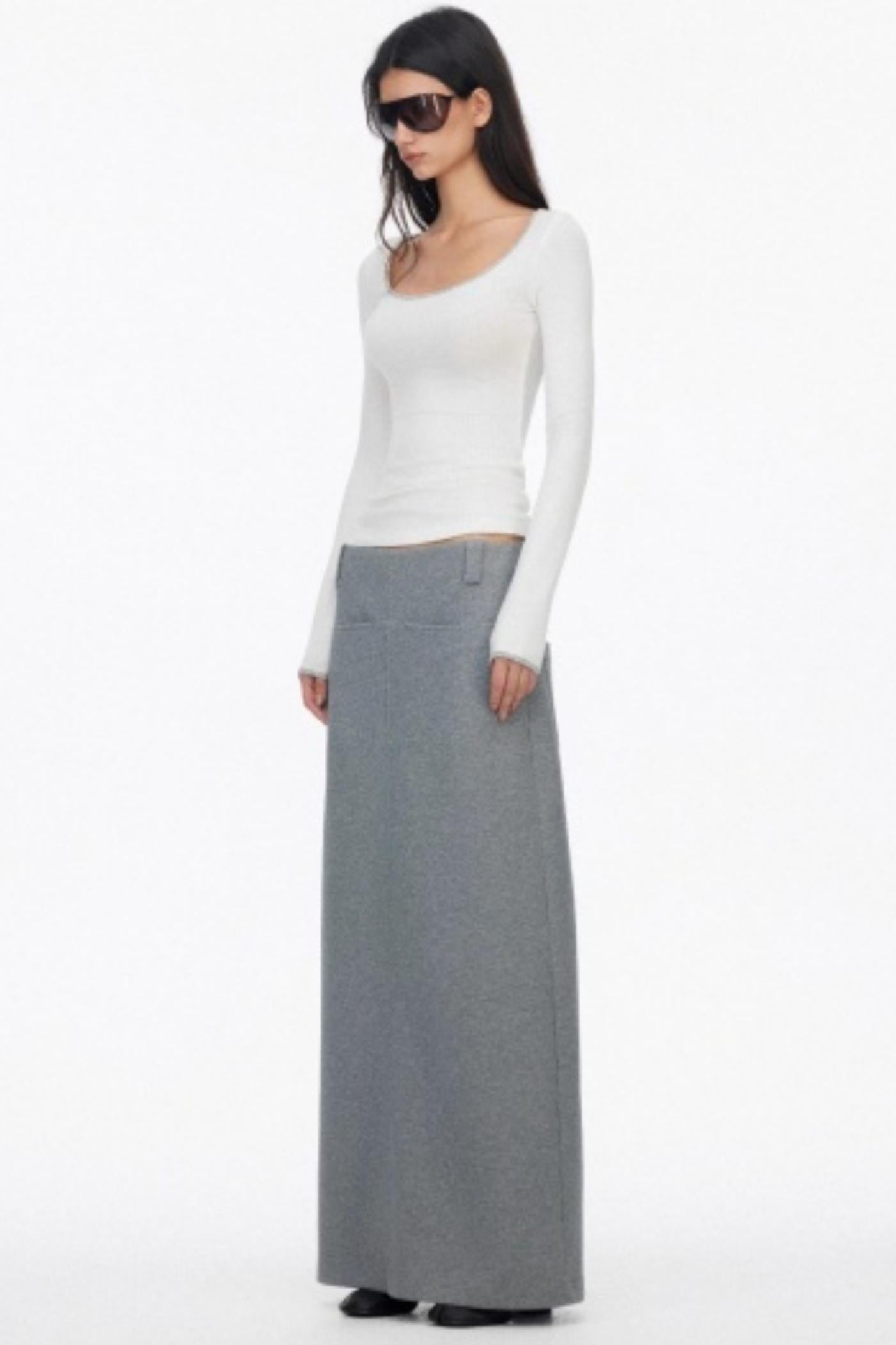 Versatile Slimming Straight Skirt