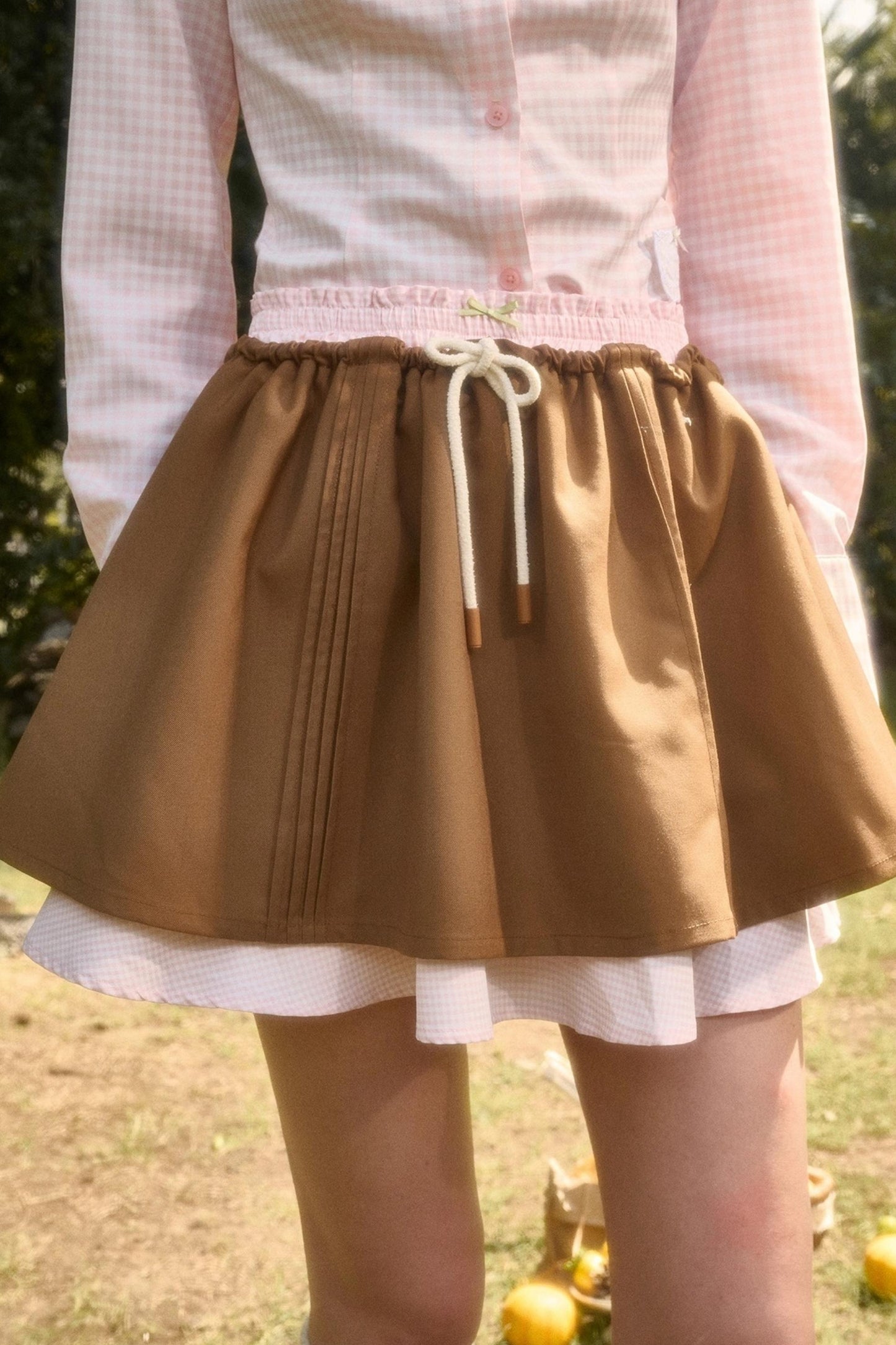 Organic Cotton Layered Skirt