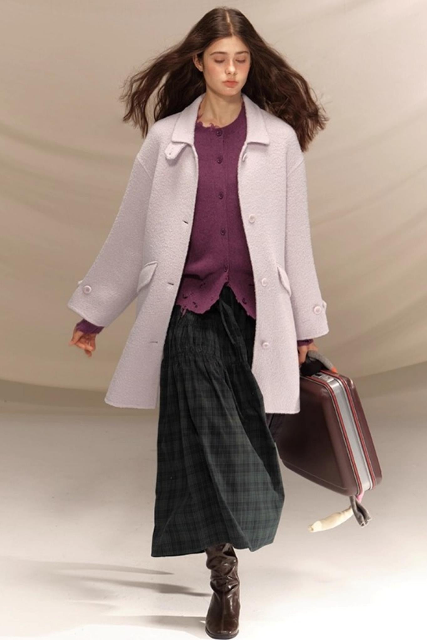 Merino Wool Nail Beads Cardigan